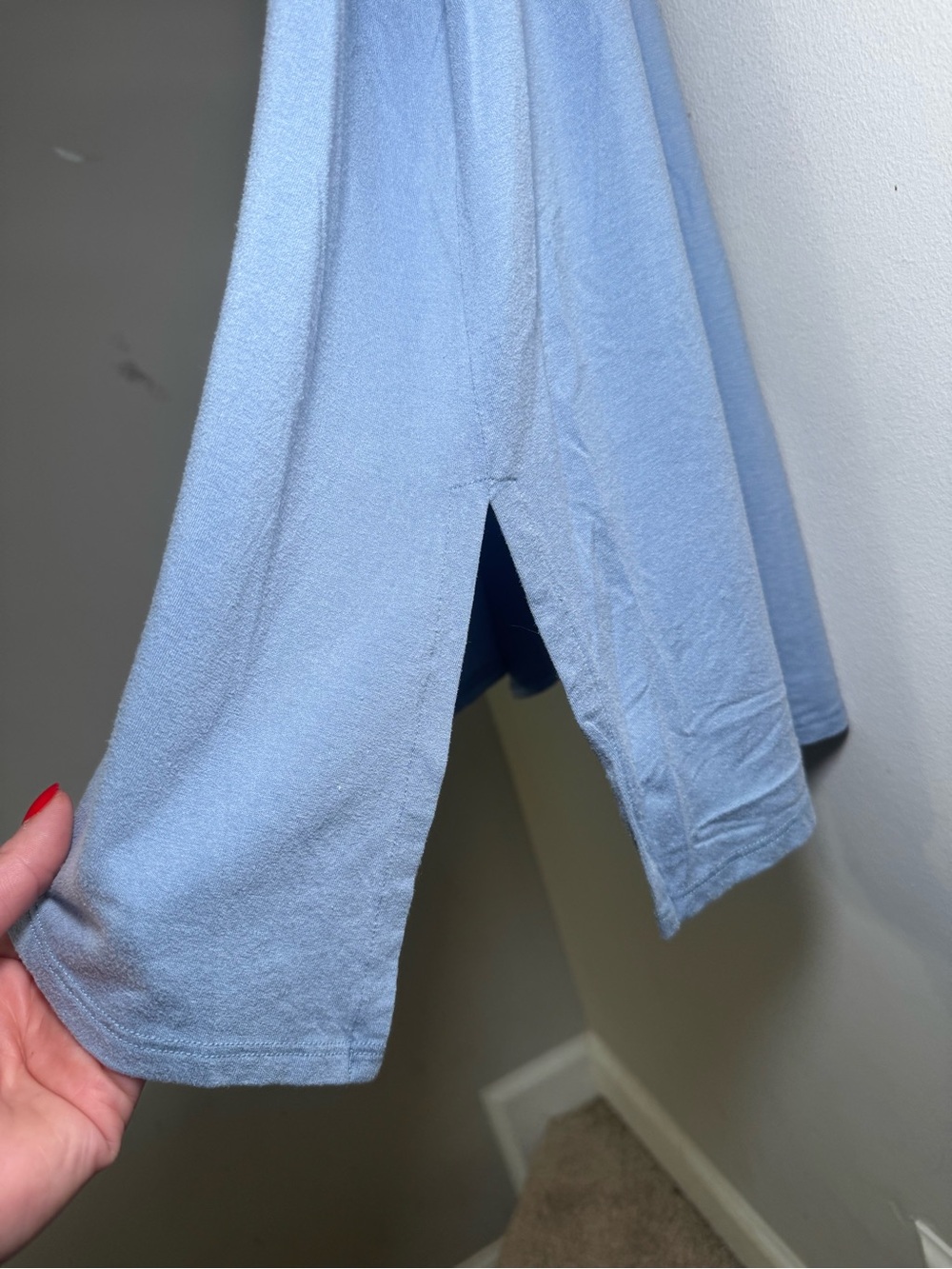 Eileen Fisher Soft Sky Blue Scoop Neck Tank - Picture 5 of 6